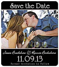 "Save Our Date" Save the Date Magnet